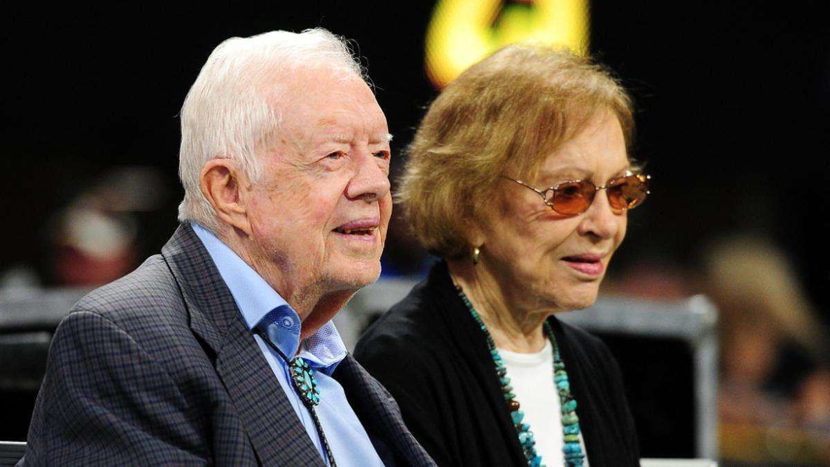 Frau von Jimmy Carter Ehemalige USFirst Lady Rosalynn Carter mit 96